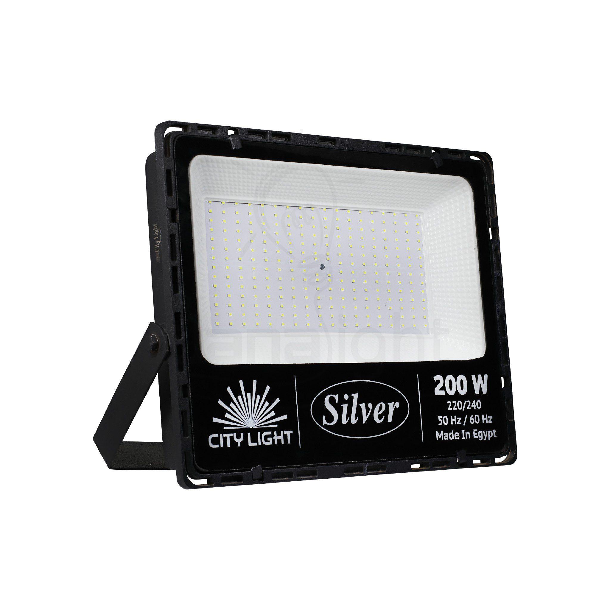 كشاف فلود لايت ليد خارج 200 وات Smd ابيض Outside White 200 Watt Flood Light